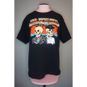 RANCID / DROPKICK MURPHYS SKELETON TOUR SHIRT